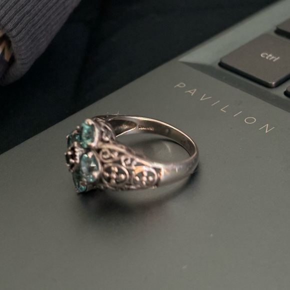 Blue topaz ring - Picture 5 of 5